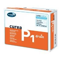 CUREA P1 drain superabsorb.Wundauflage 12x12 cm