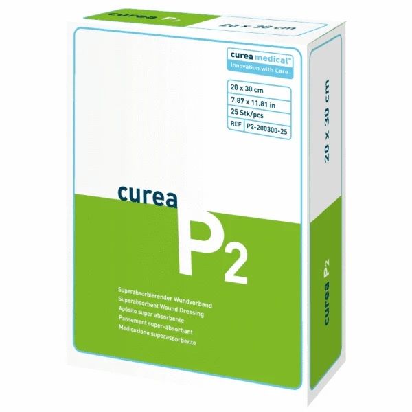 CUREA P2 superabsorb.Wundauflage 20x30 cm